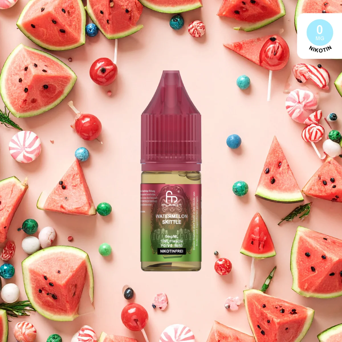 RandM Tornado Liquid 10ml - Watermelon Skittlez 0mg