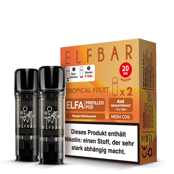 Elfa Pod Tropical Fruit 20mg 2 Stk