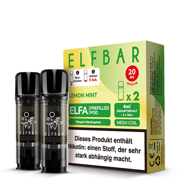 Elfa Pod Lemon Mint 20mg 2 Stk