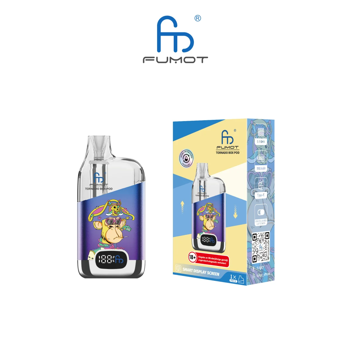 RandM Pod Box Starter Kit - blau lila