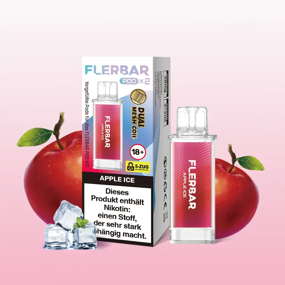 Flerbar Pods Apple Ice 20mg 2er Pack