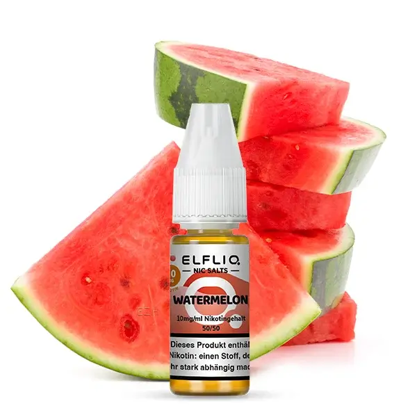 Elfliq Nikotinsalz Liquid 10ml - Watermelon 10mg Elfliq Nikotinsalz Liquid 10ml - Watermelon 10mg