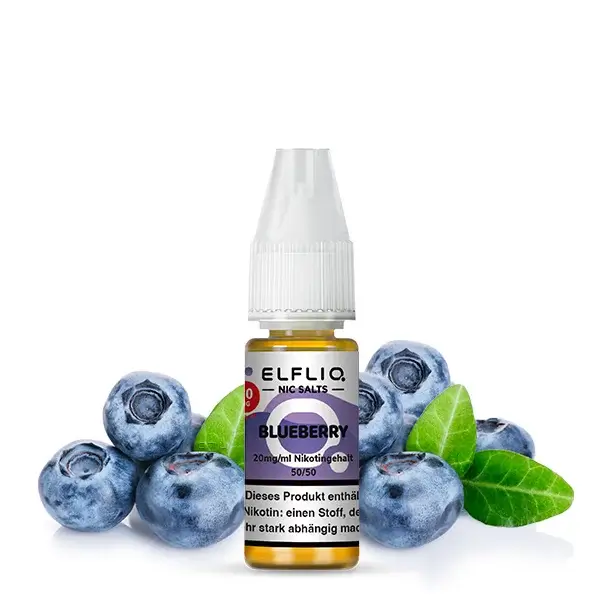 Elfliq Nikotinsalz Liquid 10ml - Blueberry 20mg Elfliq Nikotinsalz Liquid 10ml - Blueberry 20mg