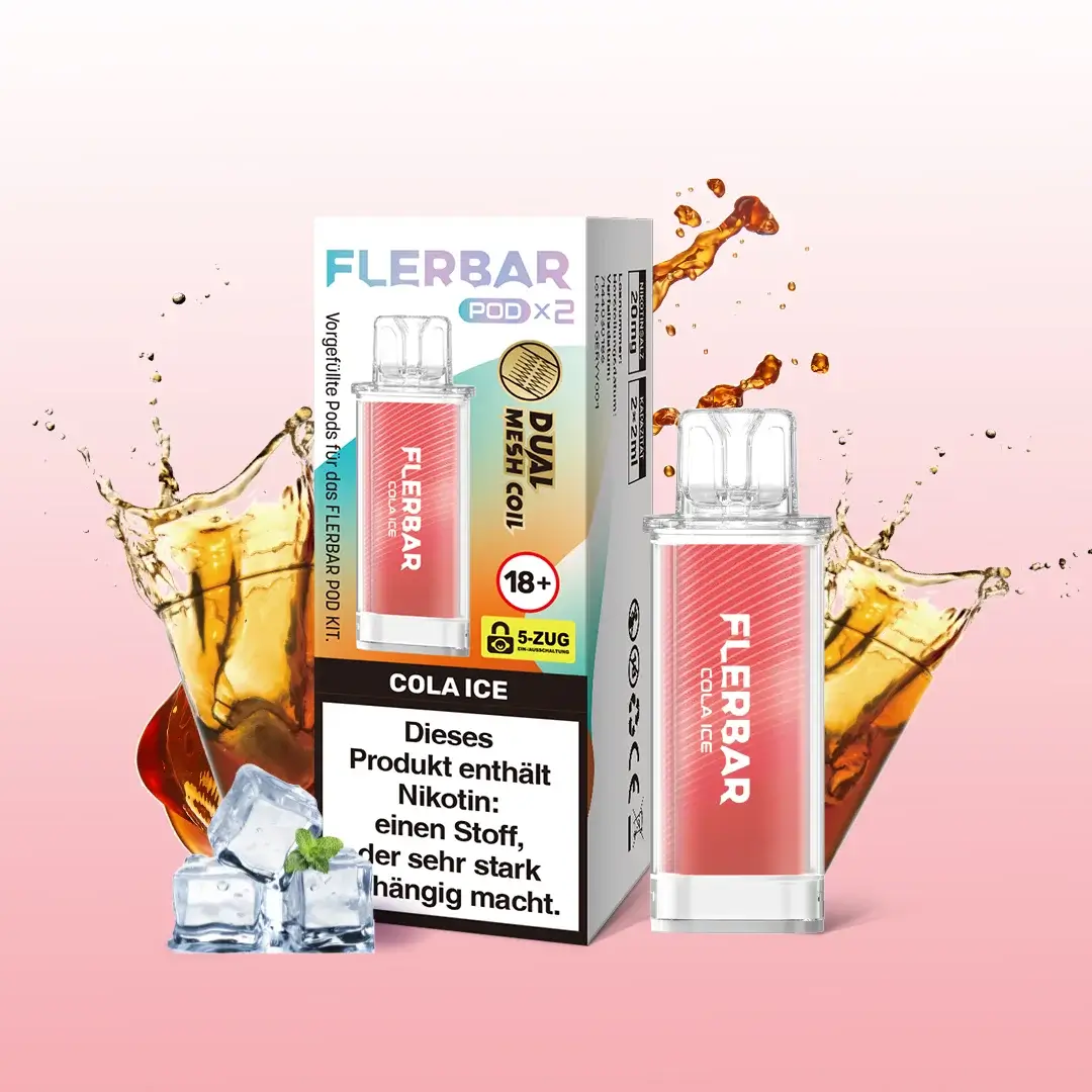 Flerbar Pods Cola Ice 20mg 2er Pack