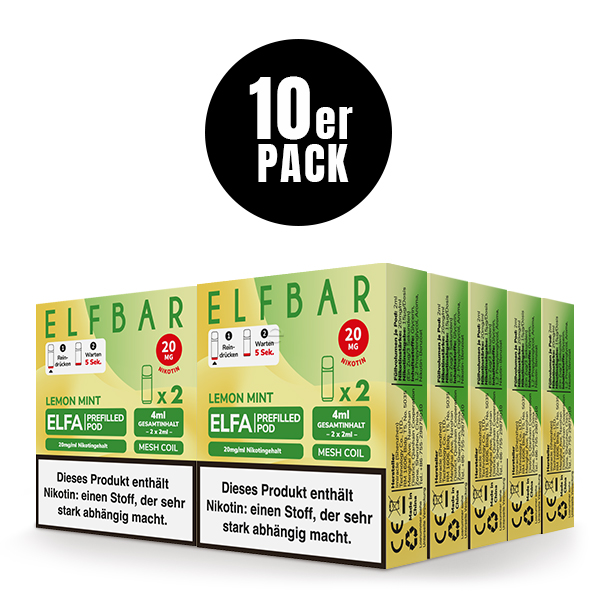 Elfa Pod Lemon Mint 20mg 2 Stk