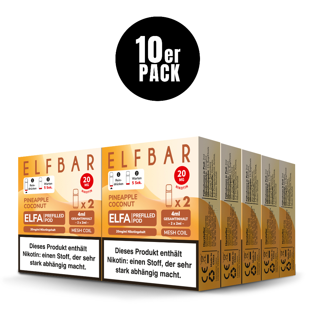 Elfa Pod Pineapple Coconut 20mg 2 Stk