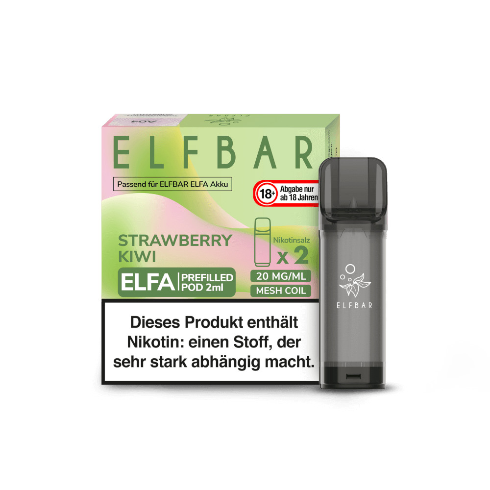 Elfa Pod Strawberry Kiwi 20mg 2 Stk Elfa Pod Strawberry Kiwi 20mg 2 Stk