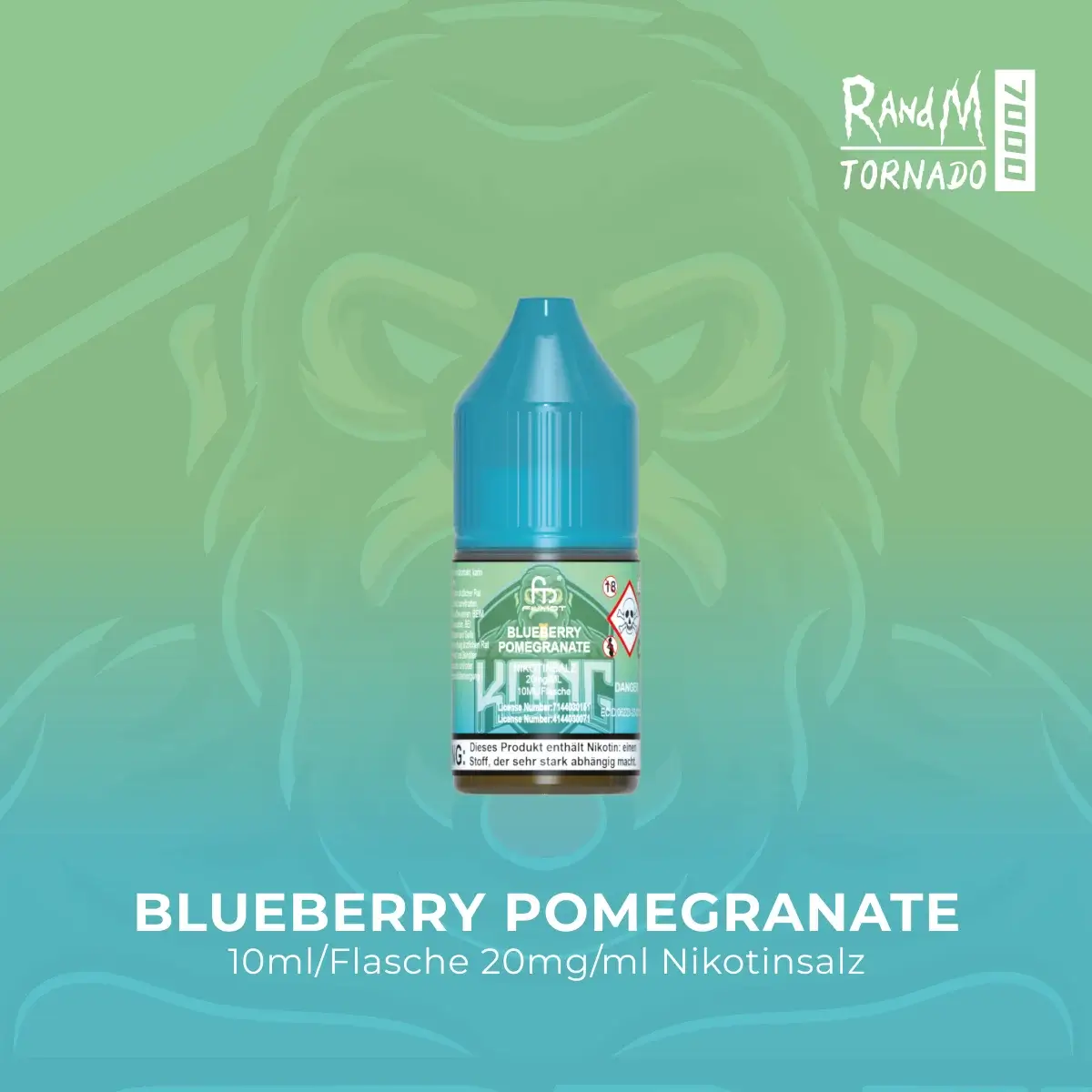 RandM Tornado Liquid 10ml - Blueberry Pomegranate 20mg RandM Tornado Liquid 10ml - Blueberry Pomegranate 20mg