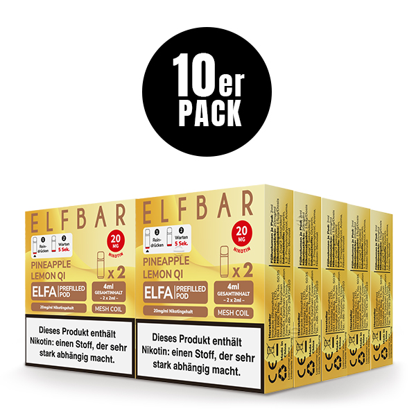 Elfa Pod Pineapple Lemon Qi 20mg 2 Stk