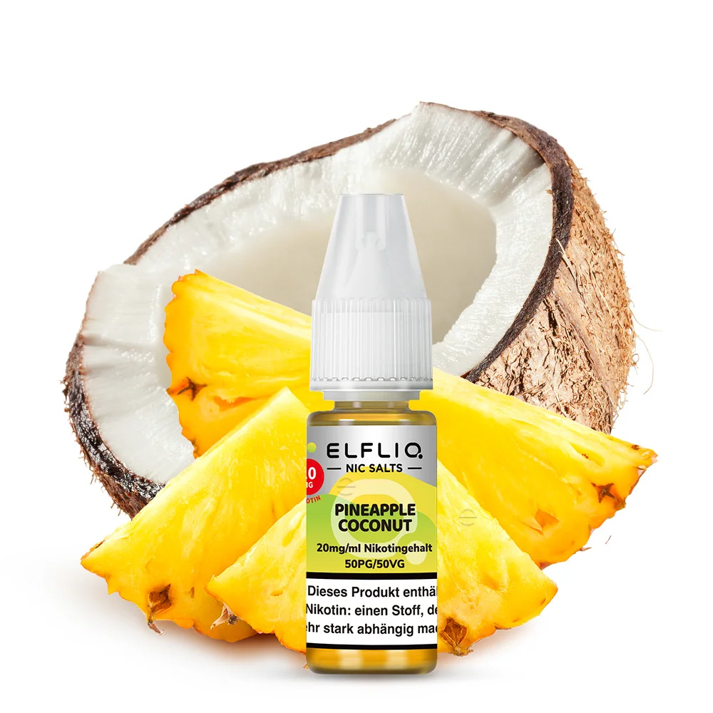 Elfliq Nikotinsalz Liquid 10ml - Pineapple Coconut 20mg
