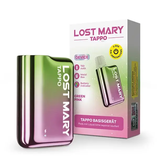 Lost Mary Tappo Akku Grün Pink