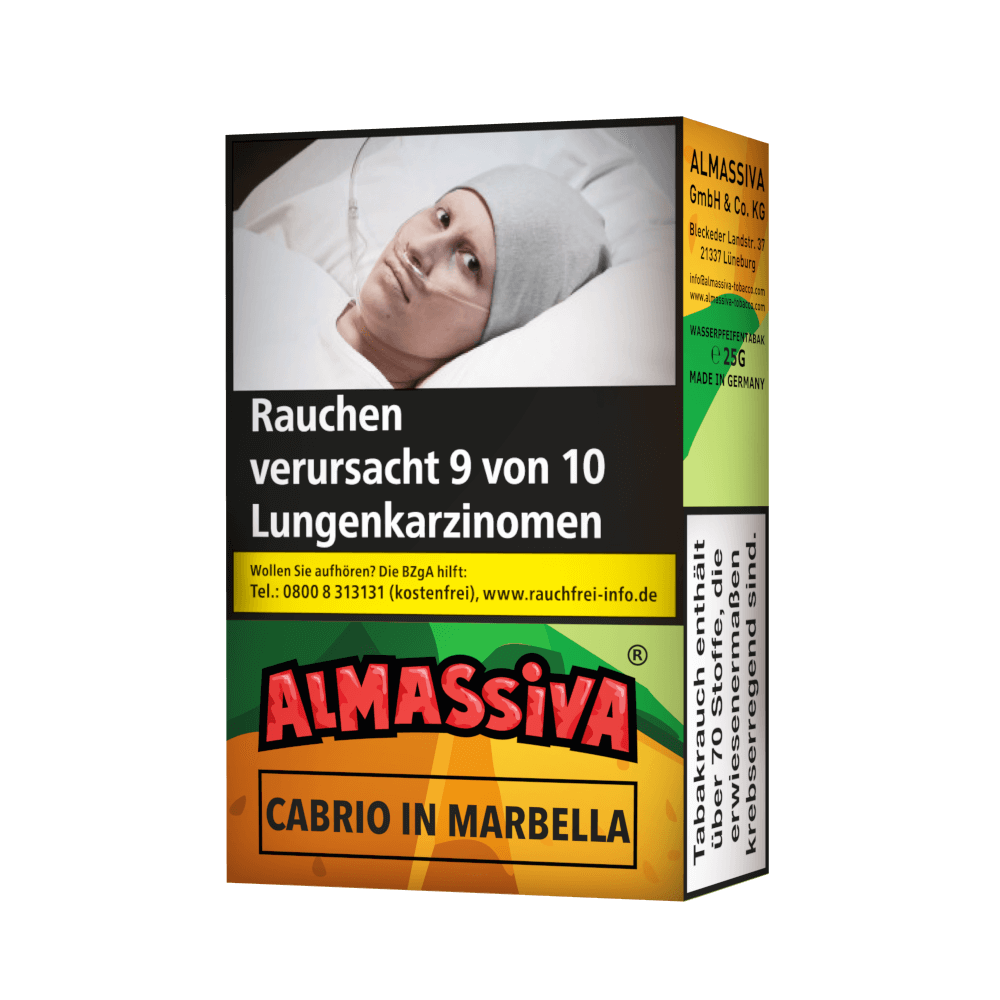Al Massiva Tabak Cabrio in Marbella 25g Al Massiva Tabak Cabrio in Marbella 25g