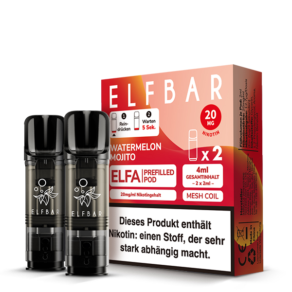 Elfa Pod Watermelon Mojito 20mg 2 Stk