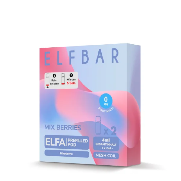 Elfa Pod Mix Berries Nikotinfrei 2 Stk Elfa Pod Mix Berries Nikotinfrei 2 Stk