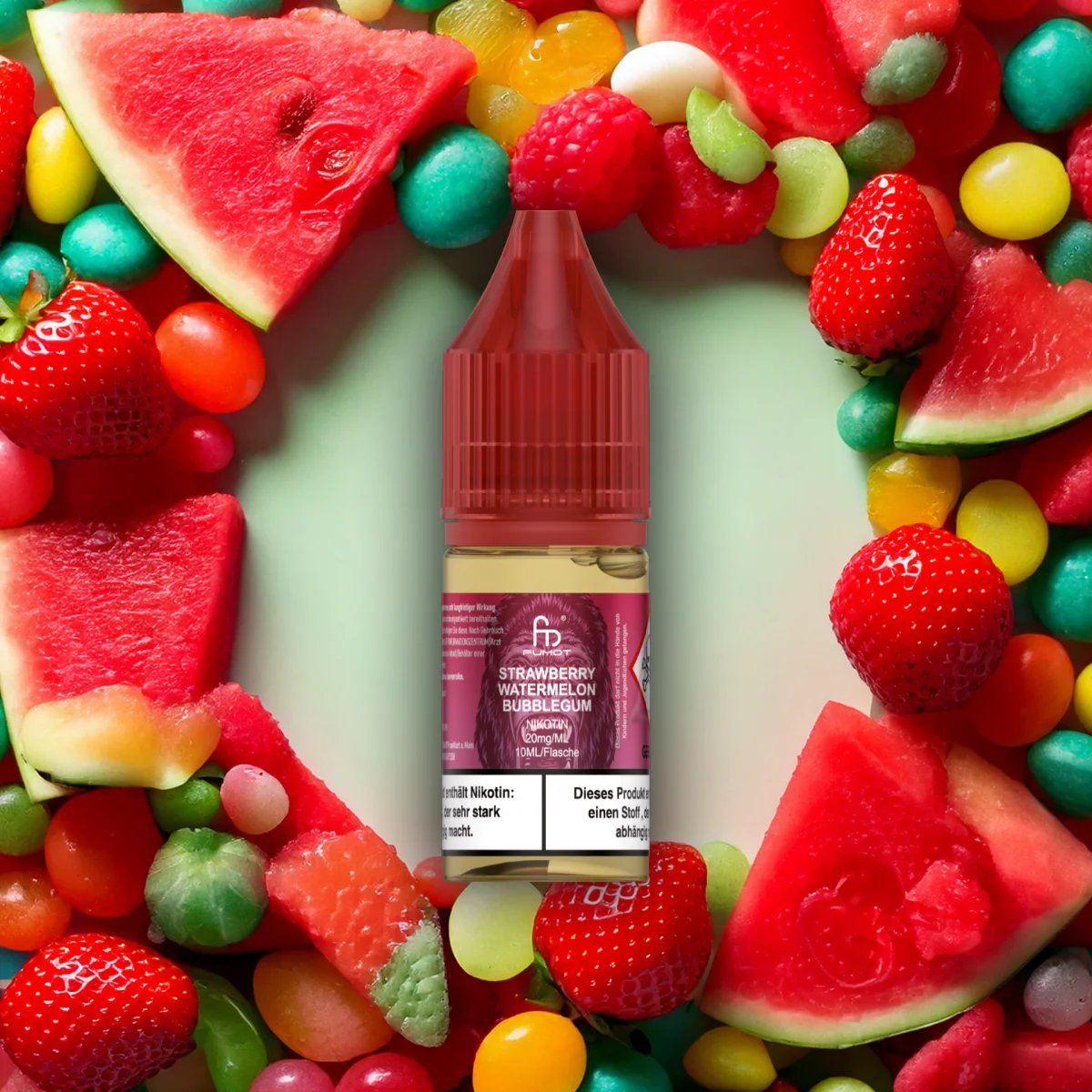 RandM Tornado Liquid 10ml - Strawberry Watermelon Bubblegum 20mg