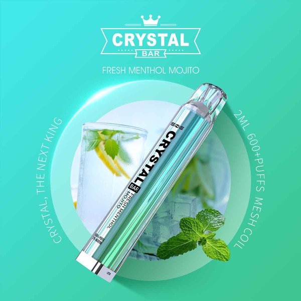 Crystal Bar Vape Fresh Menthol Mojito