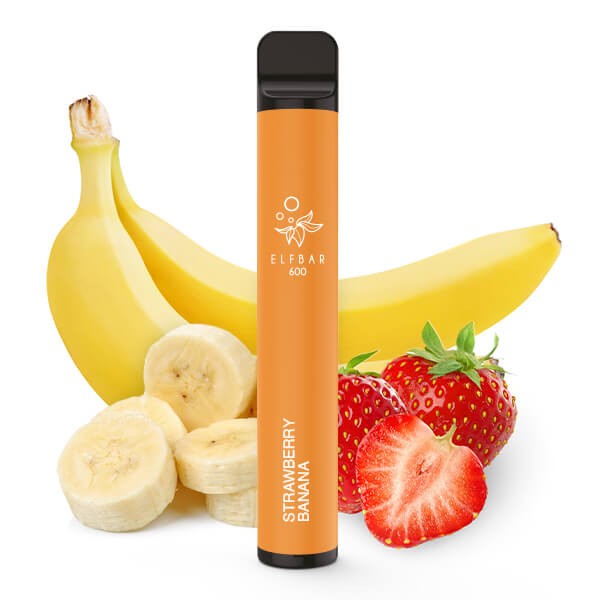 Elf Bar 600 Einweg E-Zigarette Strawberry Banana 20mg