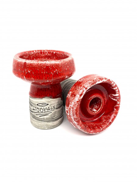 Hookain Drip Bowl Phunnel - Dragon Whip red